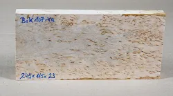 Bik107 Birke, karelische Maserbirke Brett 245 x 115 x 23 mm