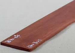 Bl040 Bloodwood Satiné Small Board 370 x 70 x 5 mm