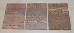 Holmoak Folder Knife Scales spalted 120 x 40 x 4 mm