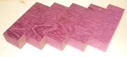 Purple Heart, Amaranth Cross Cut Knife Block 120 x 40 x 30 mm