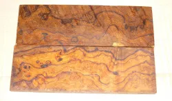 2282 Desert Ironwood Burl Knife Scales 125 x 40 x 7 mm