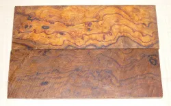 2283 Desert Ironwood Burl Knife Scales 125 x 40 x 6 mm
