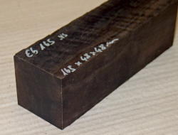 Eb165 Ebenholz Pfeffermühlen-Kantel 165 x 50 x 50 mm