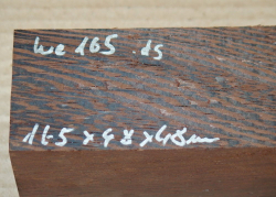 We165 Wenge Pfeffermühlen-Kantel 165 x 48 x 48 mm