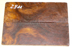 2811 Wüsteneisenholz Maser Griffschalen 134 x 45 x 8 mm