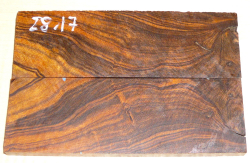 2817 Wüsteneisenholz Maser Griffschalen 134 x 45 x 8 mm