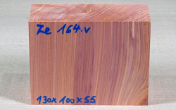 Ze164 Virginia-Wacholder, Rotzeder Block 130 x 100 x 55 mm