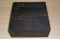 Eb007 Ebony Block, Bowl Blank 150 x 150 x 60 mm