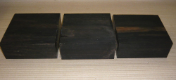 Eb007 Ebony Block, Bowl Blank 150 x 150 x 60 mm