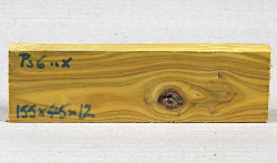 Ps006 Perückenstrauch Brettchen 155 x 45 x 12 mm