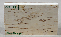 Bik169 Birke, karelische Maserbirke Brettchen 200 x 120 x 30 mm