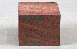 Pa054 Palisander, Honduras Block 90 x 75 x 75 mm