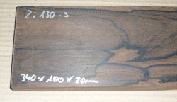 Zi130 Ziricote Brettchen 340 x 100 x 20 mm