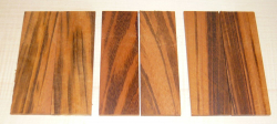 Tigerwood, Goncalo Alves Knife Scales 120 x 40 x 4 mm