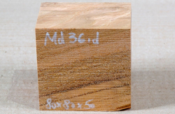 Md036 Almond Tree Wood Block 80 x 80 x 50 mm