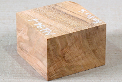 Md036 Almond Tree Wood Block 80 x 80 x 50 mm