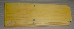 Bx045 Boxwood European Saw Cut Veneer 7 x 200 x 75-60 x 2,5 mm