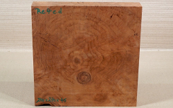 Re004 Redwood Maser, Sequoia Vavona Maser Block 240 x 240 x 45 mm
