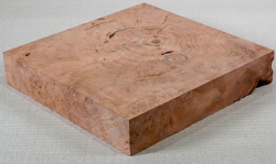 Re004 Redwood Maser, Sequoia Vavona Maser Block 240 x 240 x 45 mm