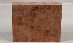 Re007 Redwood Maser, Sequoia Vavona Maser Block 190 x 155 x 37 mm