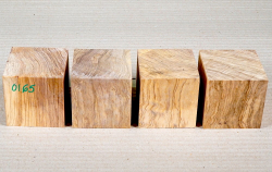 Ol065 Wild Olive Wood Assortment 4 Cubes a 58 x 58 x 58 mm