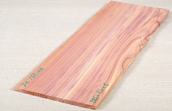 Ze168 Eastern Red Cedar, Juniper Small Board 385 x 120 x 5 mm