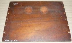 Ka015 Kampferholz Antikes Möbelteil einer Seemannstruhe 440 x 335 x 15 mm