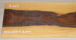 Po051 Lignum Vitae, Guaiacum Small Board 745 x 140 x 5 mm