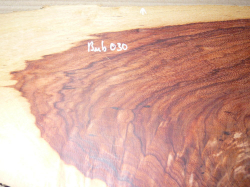 Bub030 Bubinga Dekostück 400 x 230 x 25 mm