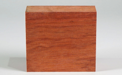 Bl044 Bloodwood Satiné Block 105 x 95 x 40 mm