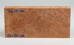 Re014 Redwood Maser, Sequoia Vavona Maser Brettchen 170 x 80 x 22 mm