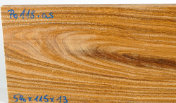 Po118 Lignum Vitae, Guaiacum Board 540 x 115 x 13 mm