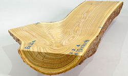 Eg026 Staghorn Sumac Log Section 350 x 140 x 40 mm
