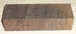 Fumed, Smoked Oak Cross Cut Knife Blank 120 x 40 x 30 mm