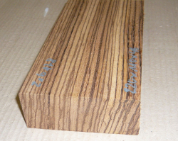 Zeb178 Zebrawood Block 220 x 110 x 46 mm