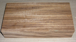 Zeb178 Zebrawood Block 220 x 110 x 46 mm