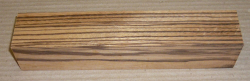 Zeb179 Zebrawood Blank 240 x 47 x 47 mm