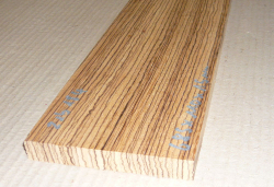 Zeb184 Zebrawood Board 685 x 110 x 15 mm