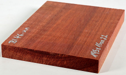 Bl046 Bloodwood Satiné Board 195 x 150 x 22 mm