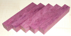 Am015 Amaranth Set 5 x Pen Blanks 120 x 20 x 20 mm