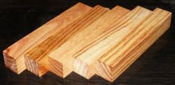 Gd015 Honey Locust, Sweet Locust Set 5 Pen Blanks 120 x 20 x 20 mm