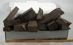 Mo171 Bog Oak Assorted Remnants 270-100 x 190-35 x 35-20 mm