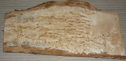 Bik048 Karelian Birch Burl  270 x 110 x 10 mm