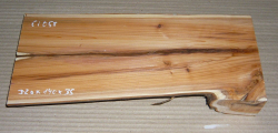 Ei058 Yew Log Section Crotch 320 x 140 x 35 mm