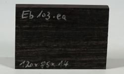 Eb103 Ebony Small Board 120 x 85 x 14 mm