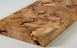 Rue077 Elm Burl Decorative Board 445 x 200 x 28 mm