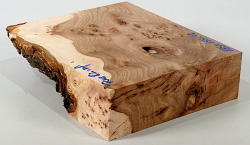 Rue082 Elm Burl Decorative Board 185 x 155 x 48 mm