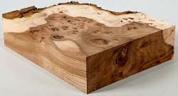 Rue082 Elm Burl Decorative Board 185 x 155 x 48 mm