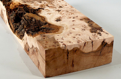 Rue084 Elm Burl Decorative Board 320 x 140 x 58 mm