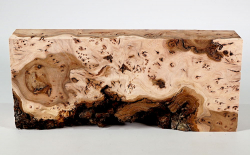 Rue084 Elm Burl Decorative Board 320 x 140 x 58 mm